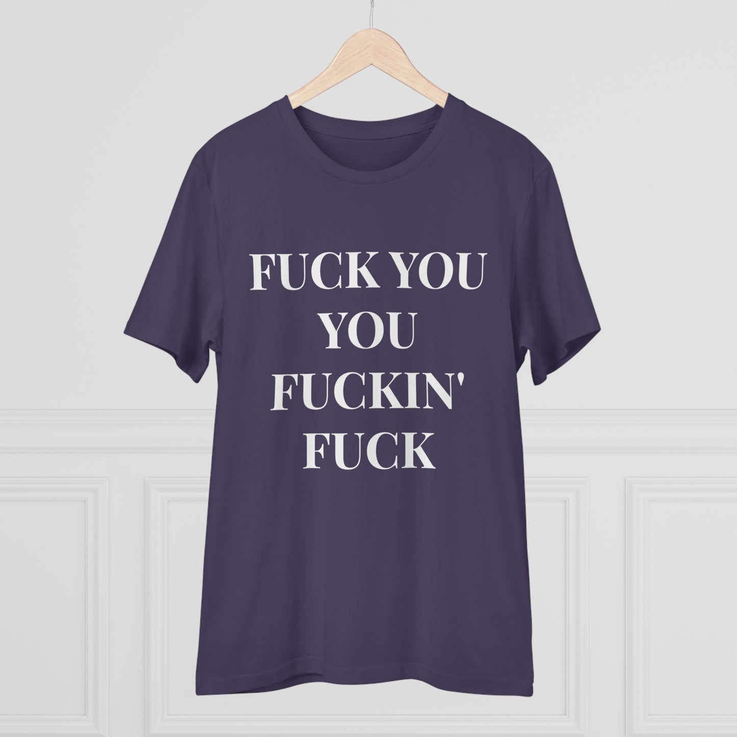 Fu*k You Black Letters T-shirt - Unisex