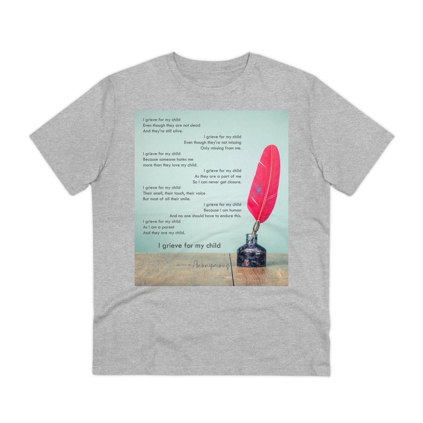 Grief Poem T-shirt - Unisex