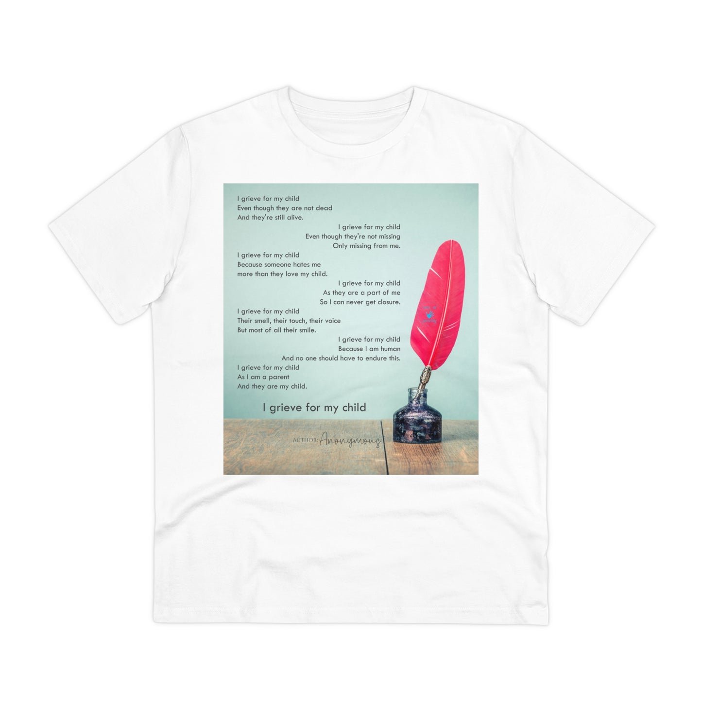 Grief Poem T-shirt - Unisex