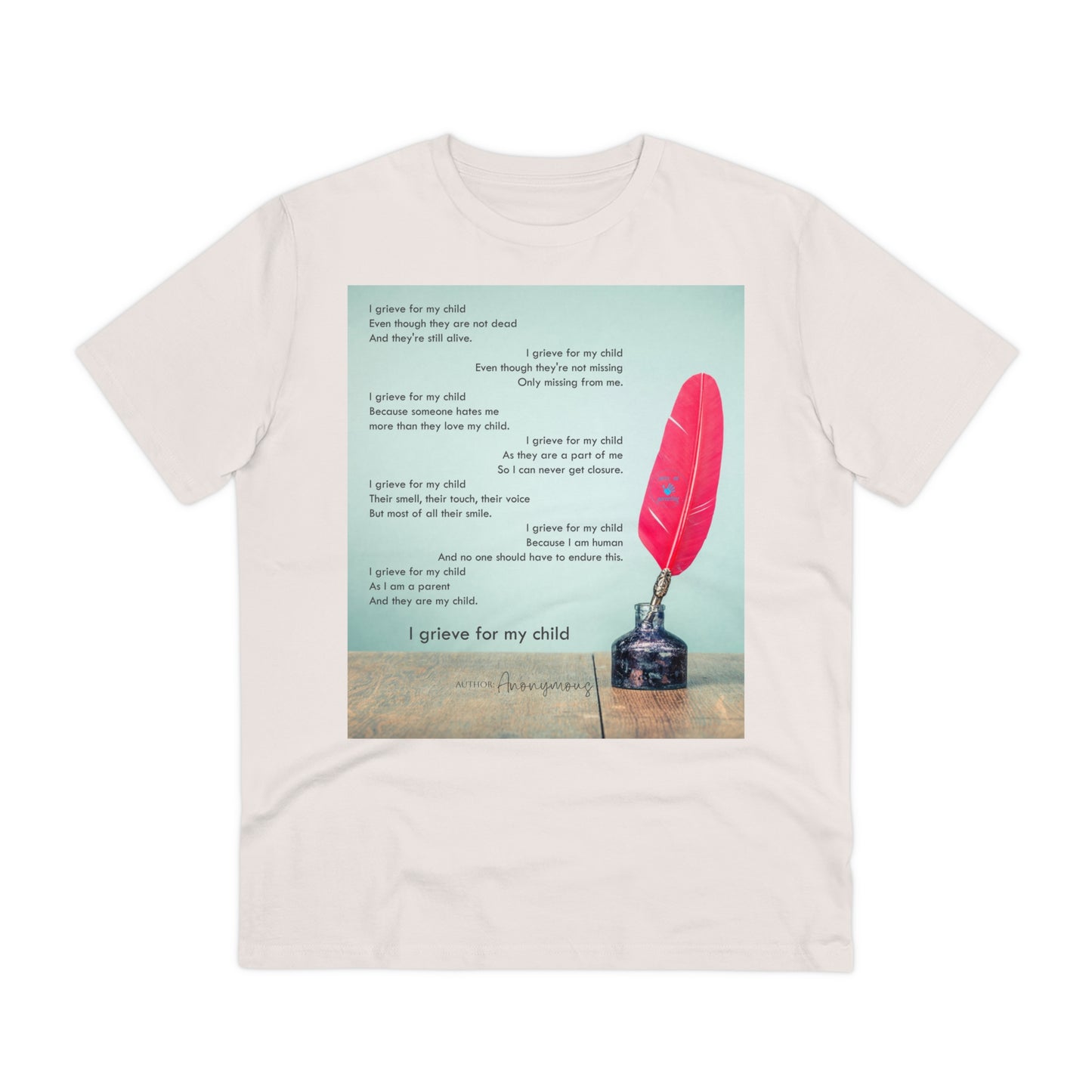 Grief Poem T-shirt - Unisex