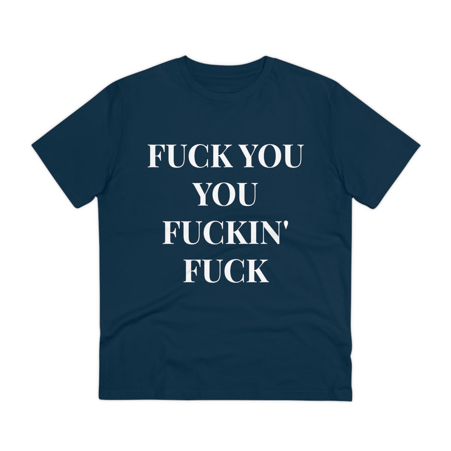 Fu*k You Black Letters T-shirt - Unisex