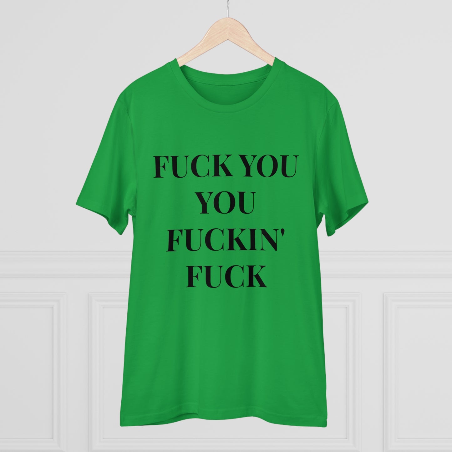 Fu*k You White Letters T-shirt - Unisex