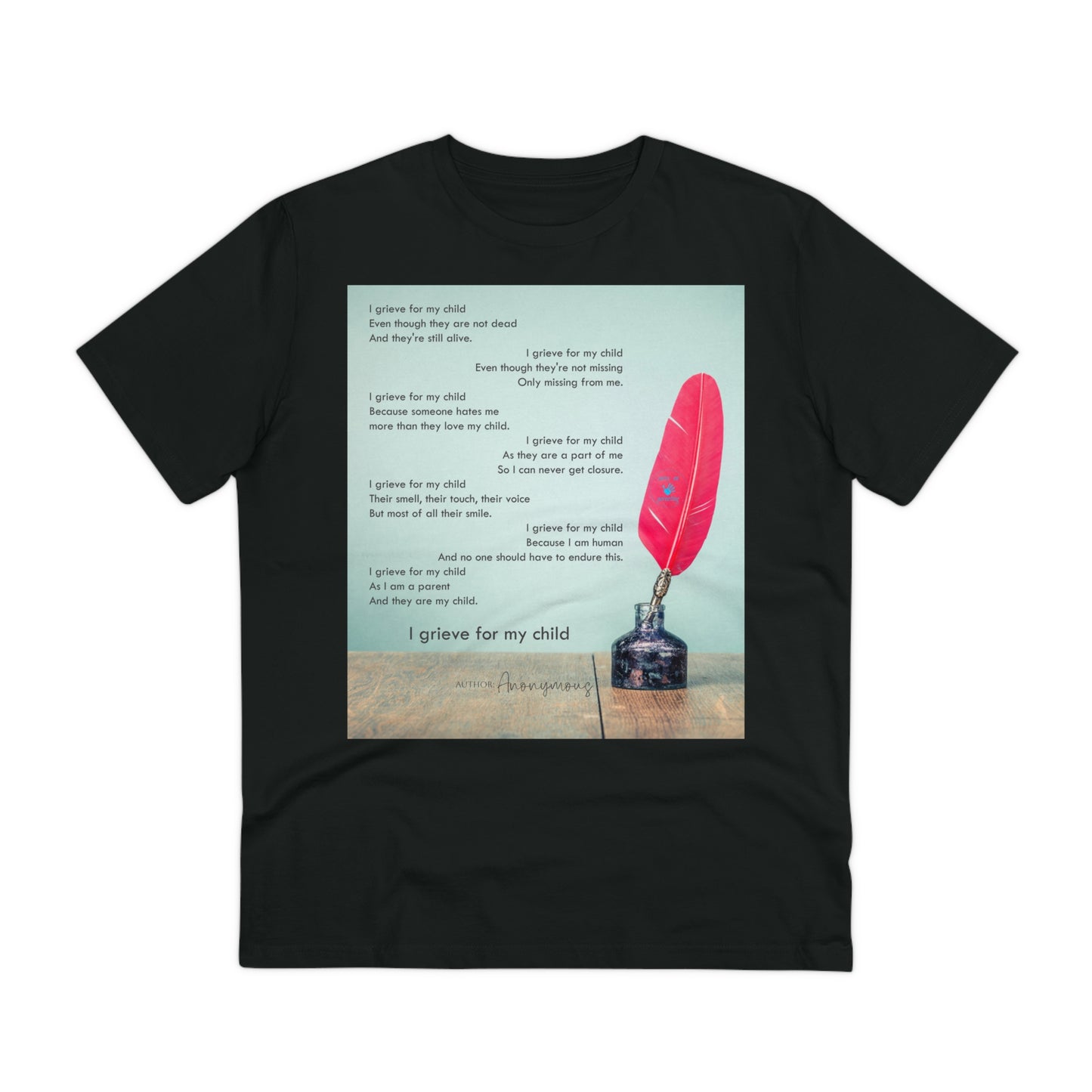 Grief Poem T-shirt - Unisex