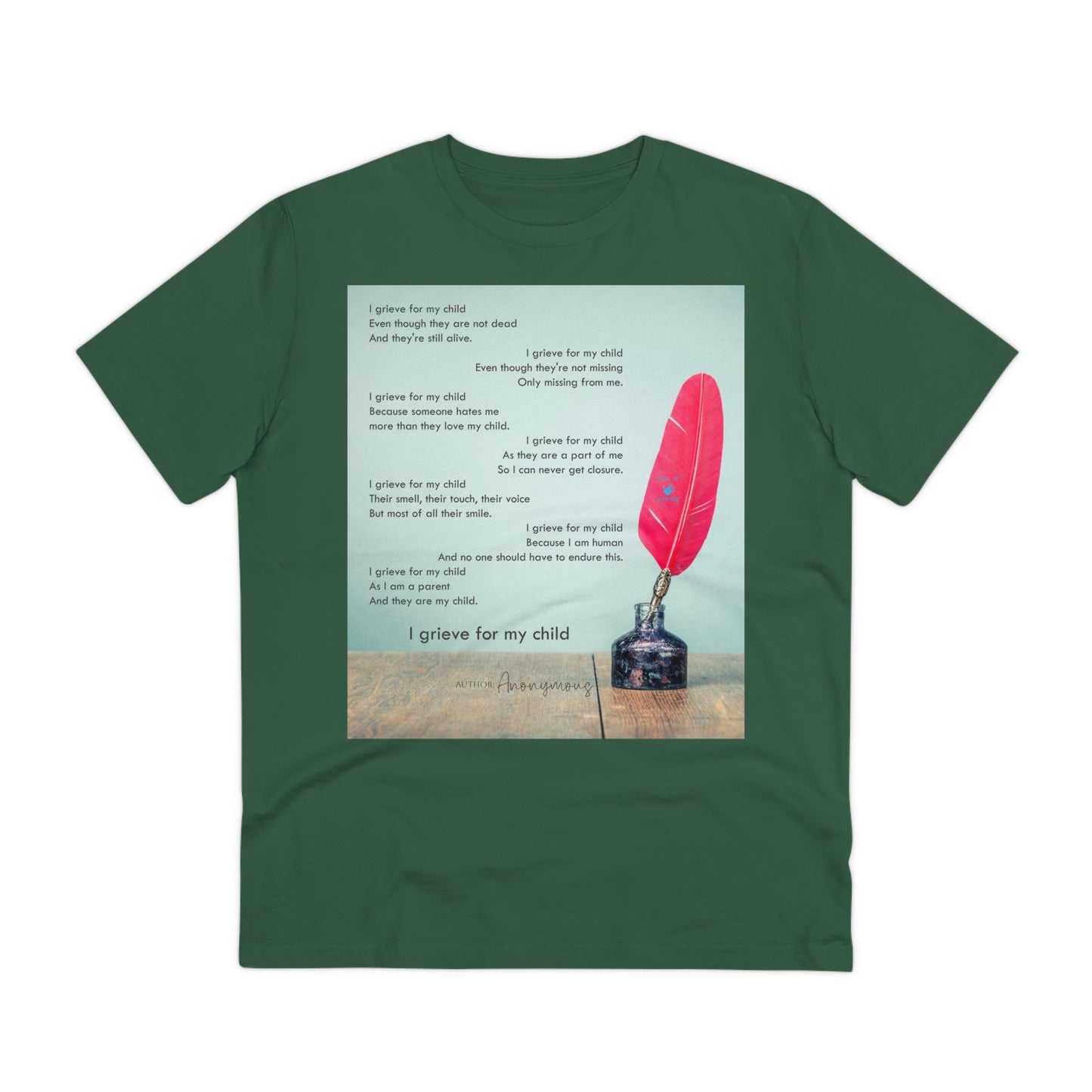 Grief Poem T-shirt - Unisex