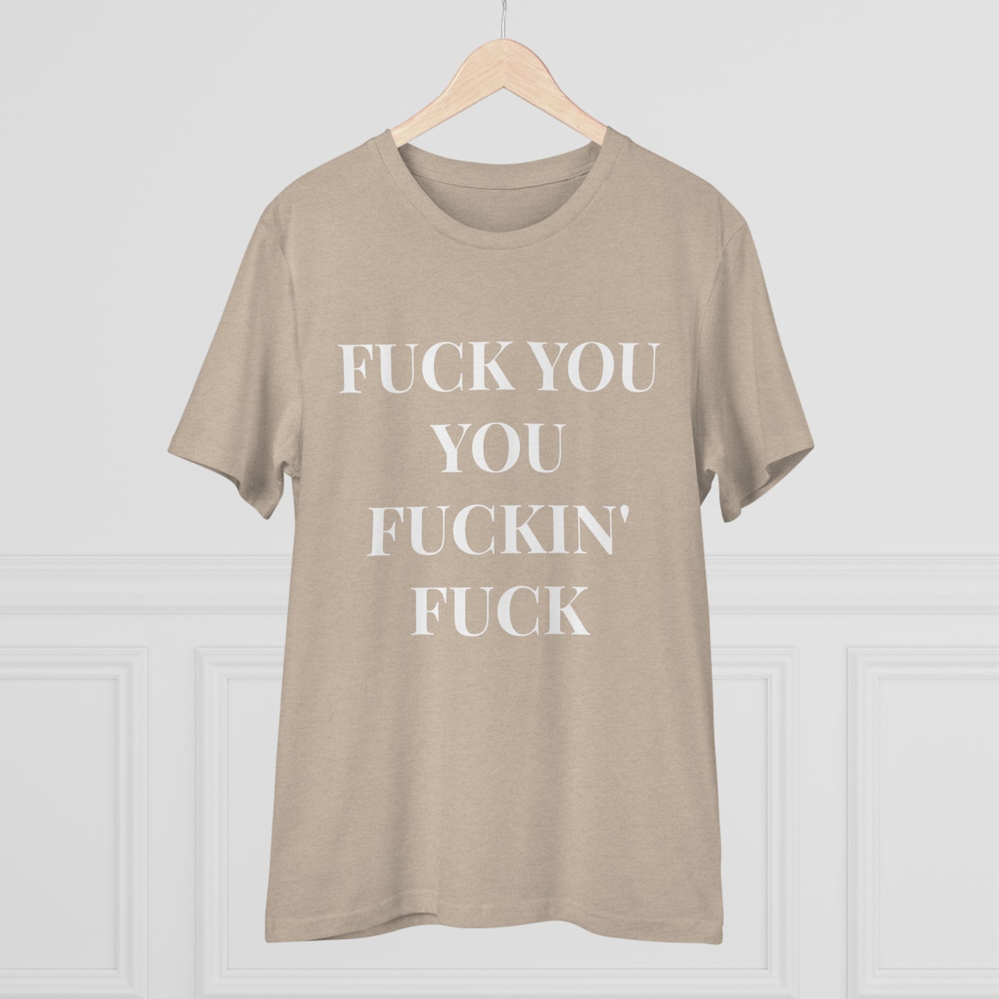 Fu*k You Black Letters T-shirt - Unisex