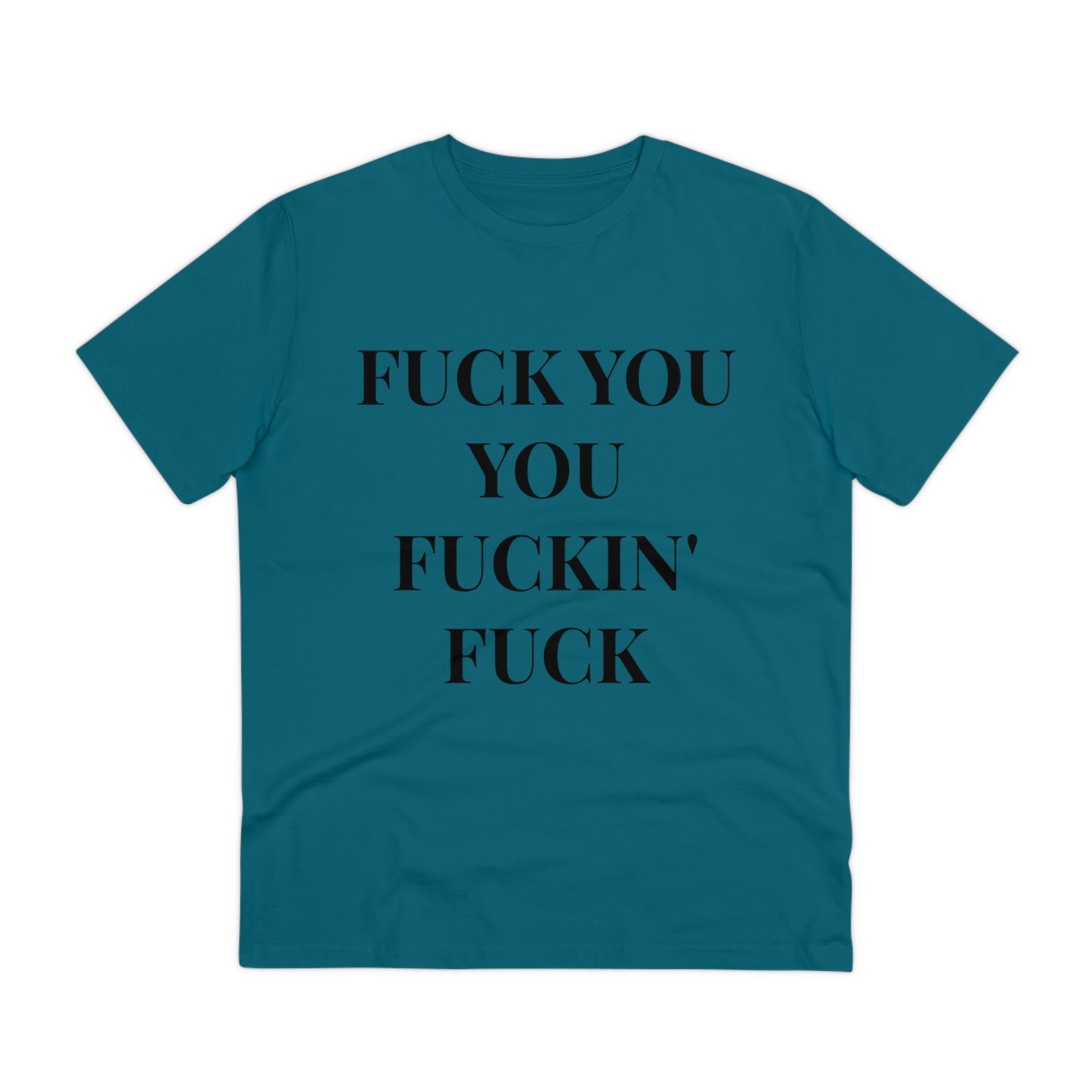 Fu*k You White Letters T-shirt - Unisex