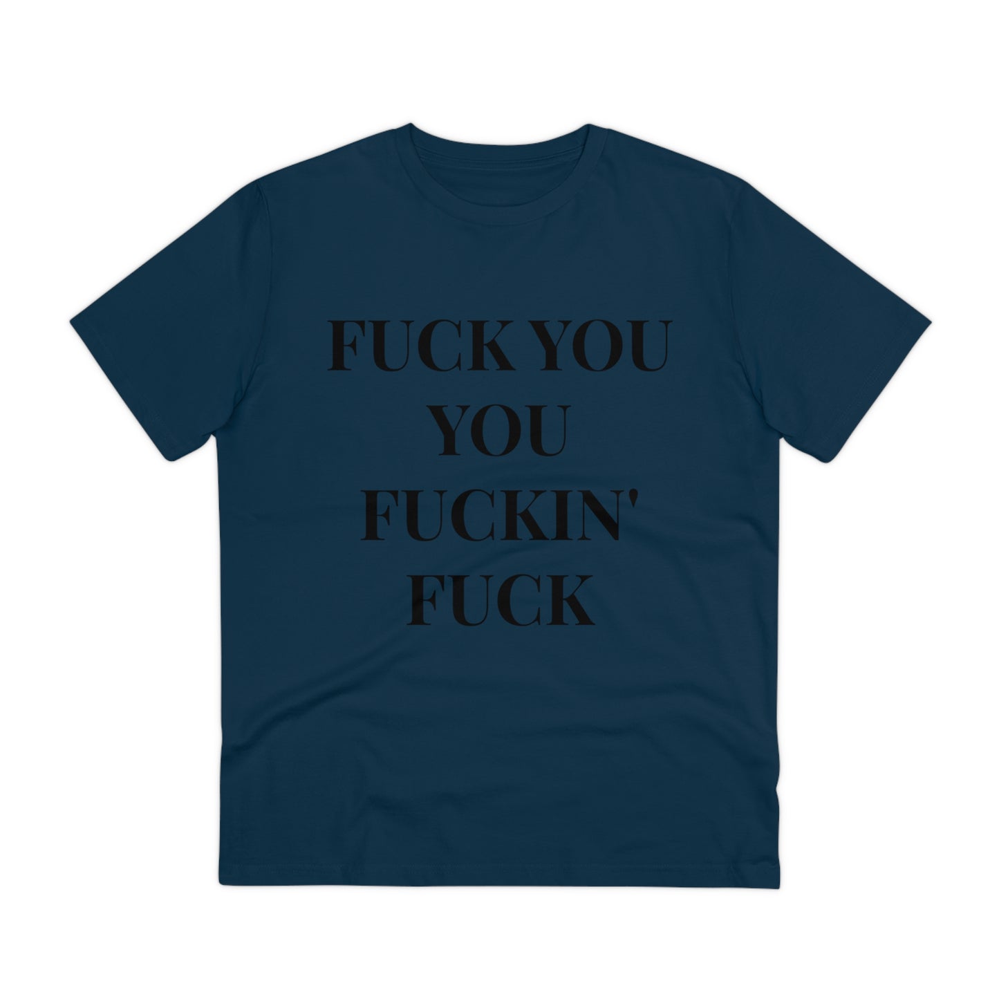 Fu*k You White Letters T-shirt - Unisex