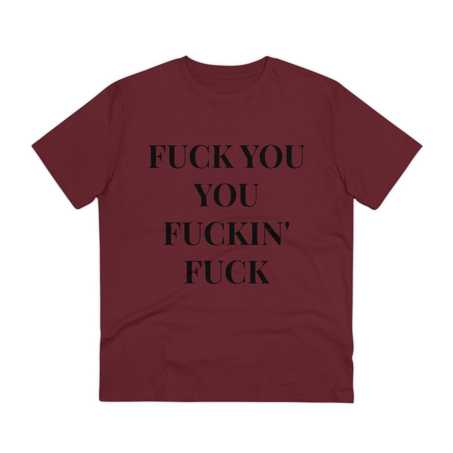 Fu*k You White Letters T-shirt - Unisex