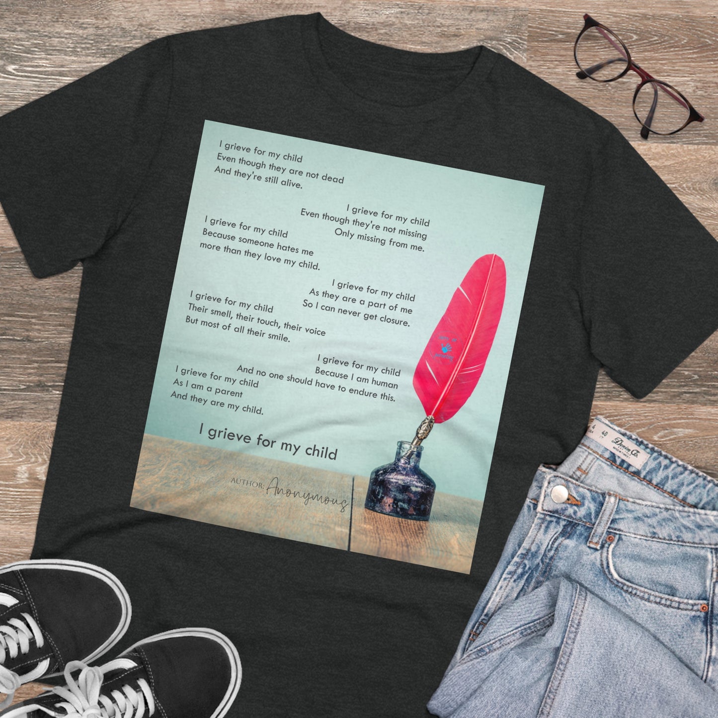 Grief Poem T-shirt - Unisex