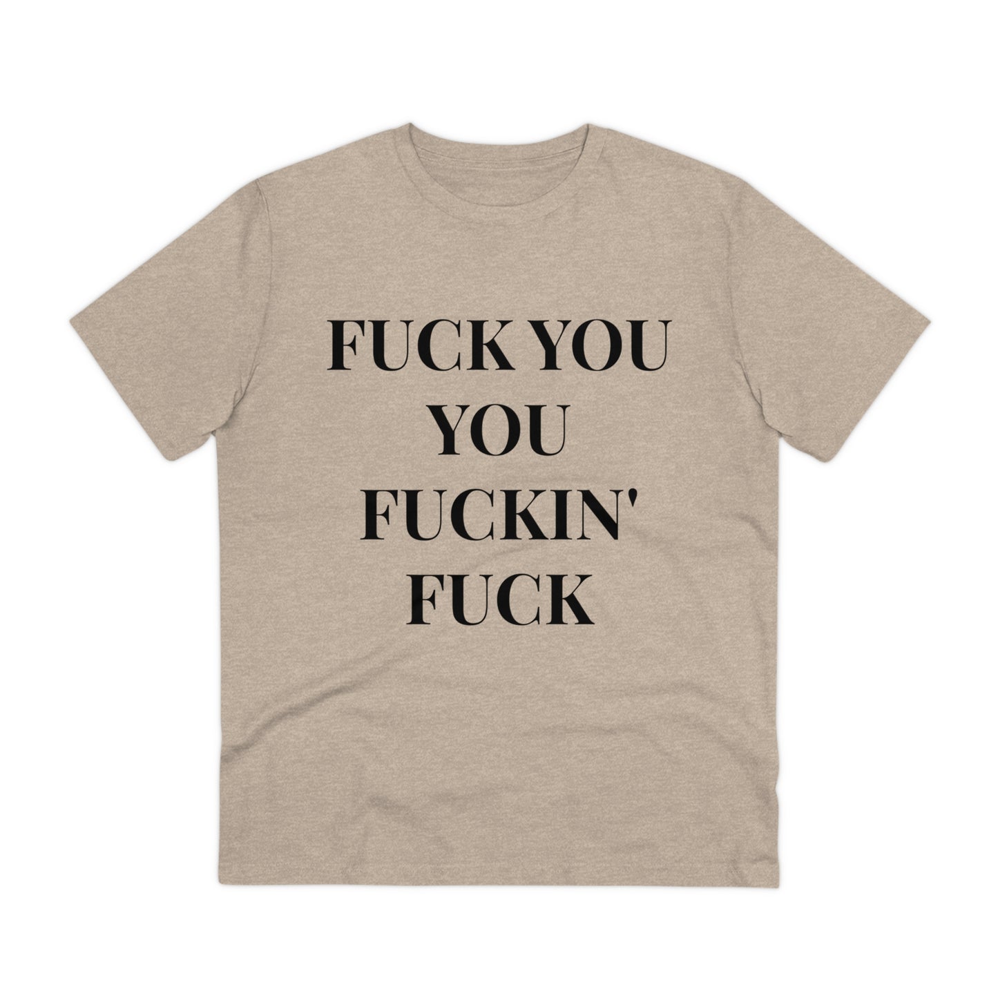 Fu*k You White Letters T-shirt - Unisex