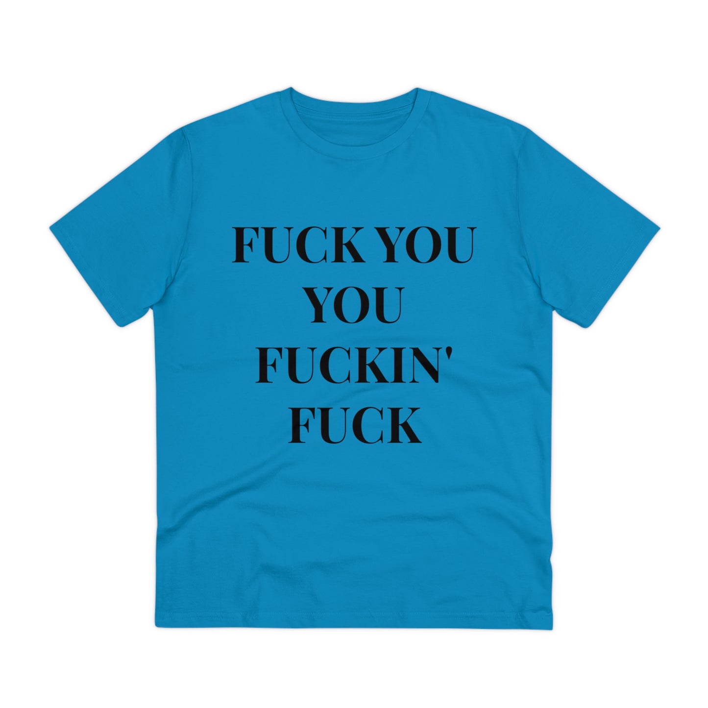 Fu*k You White Letters T-shirt - Unisex