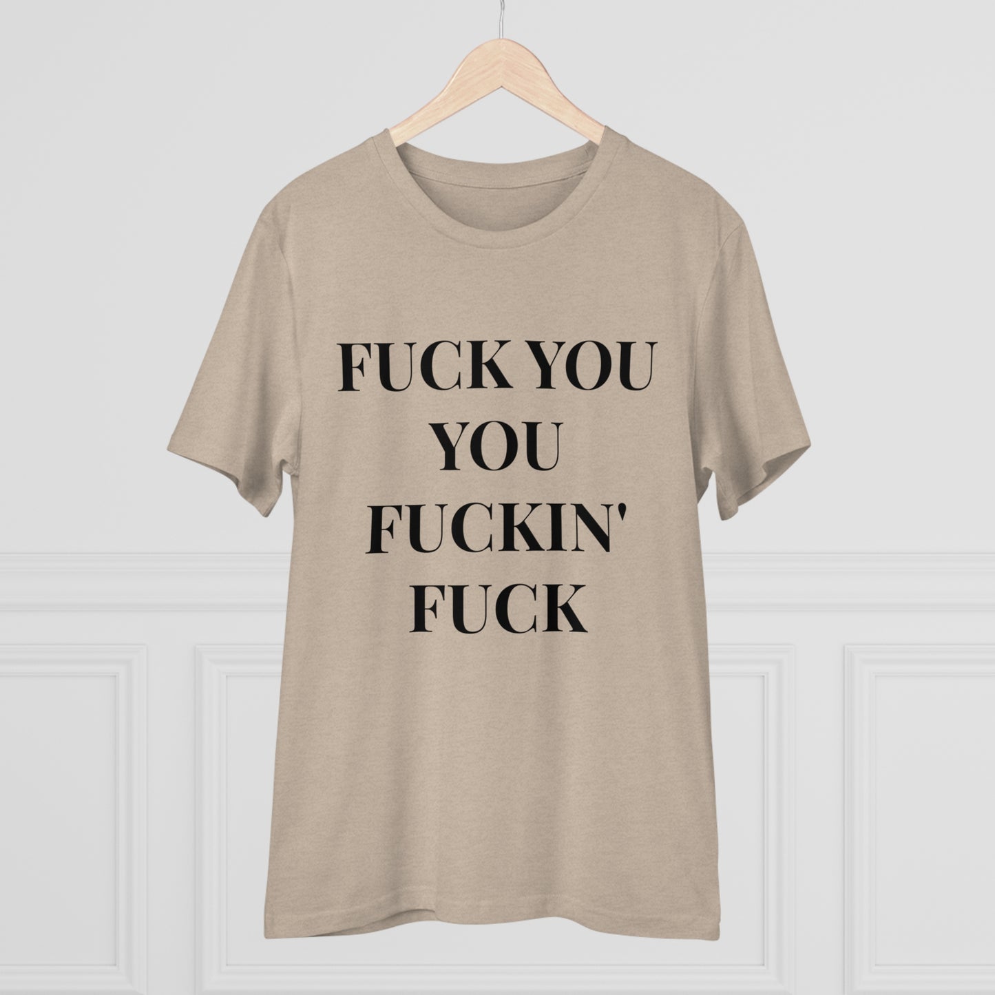 Fu*k You White Letters T-shirt - Unisex