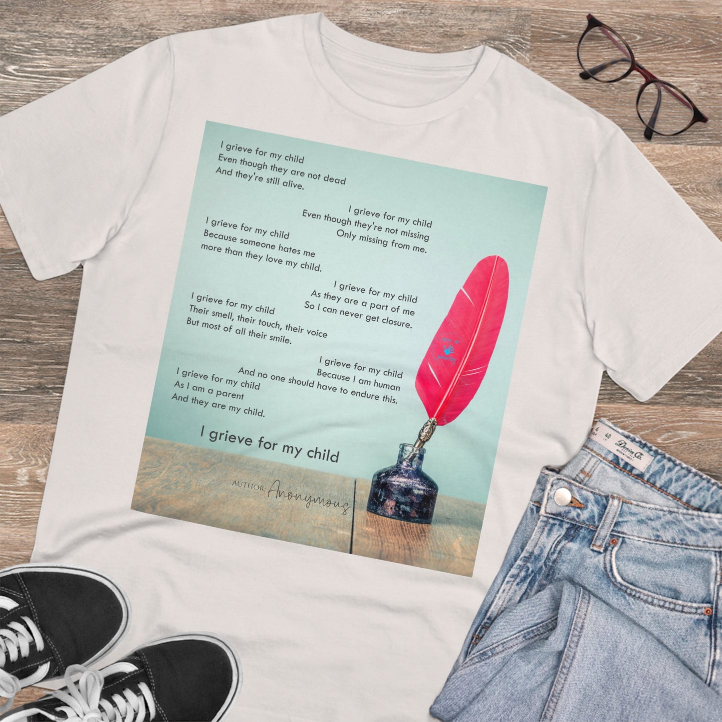 Grief Poem T-shirt - Unisex