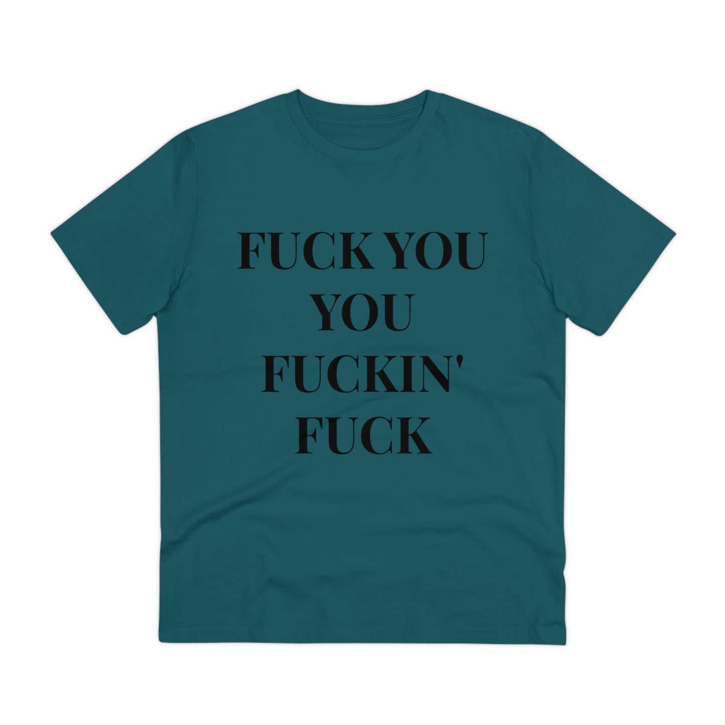 Fu*k You White Letters T-shirt - Unisex