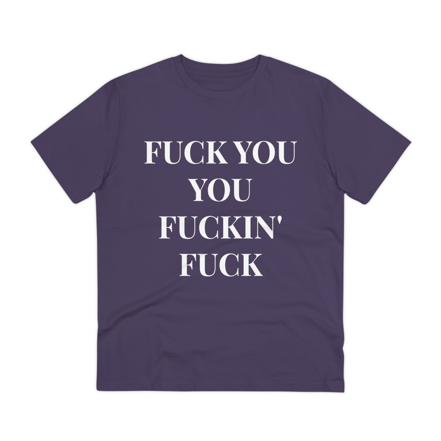 Fu*k You Black Letters T-shirt - Unisex