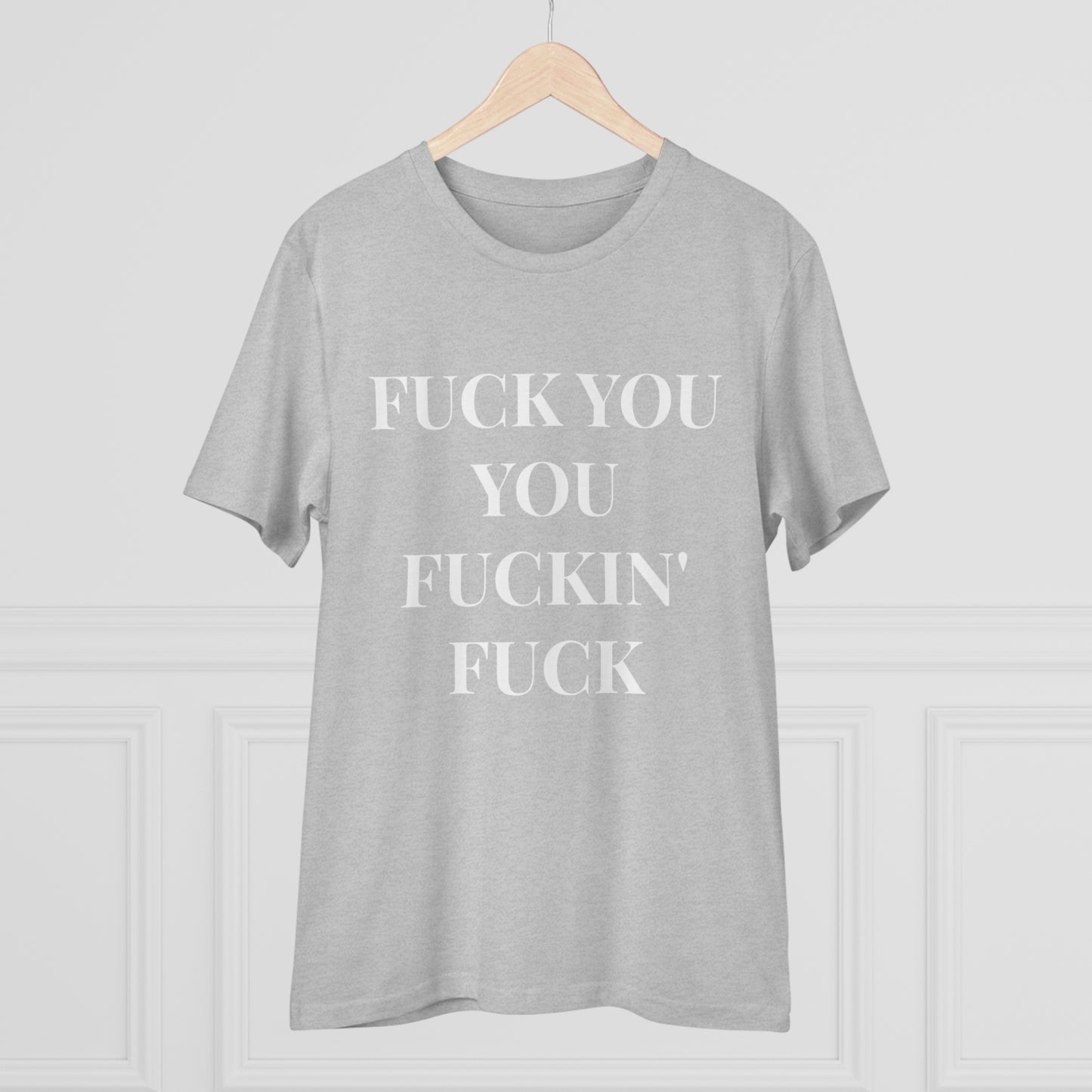 Fu*k You Black Letters T-shirt - Unisex