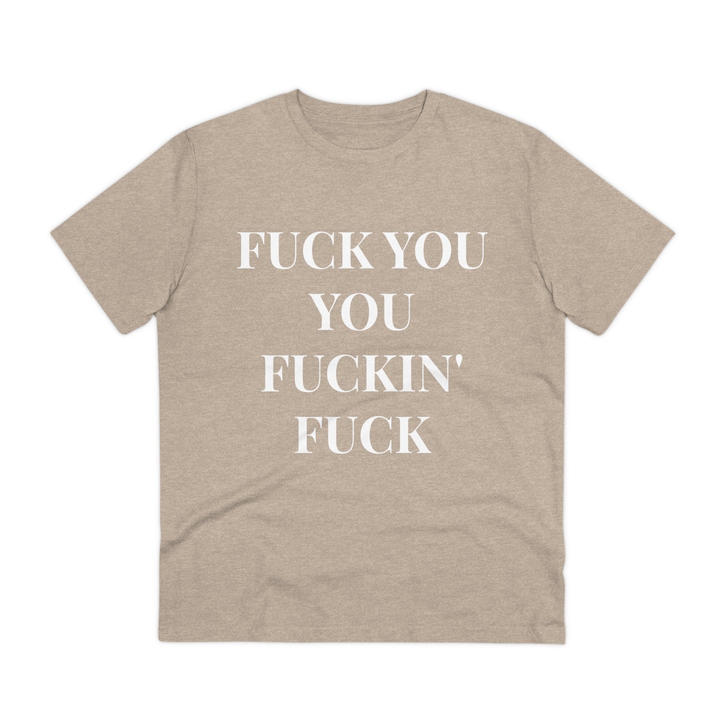 Fu*k You Black Letters T-shirt - Unisex