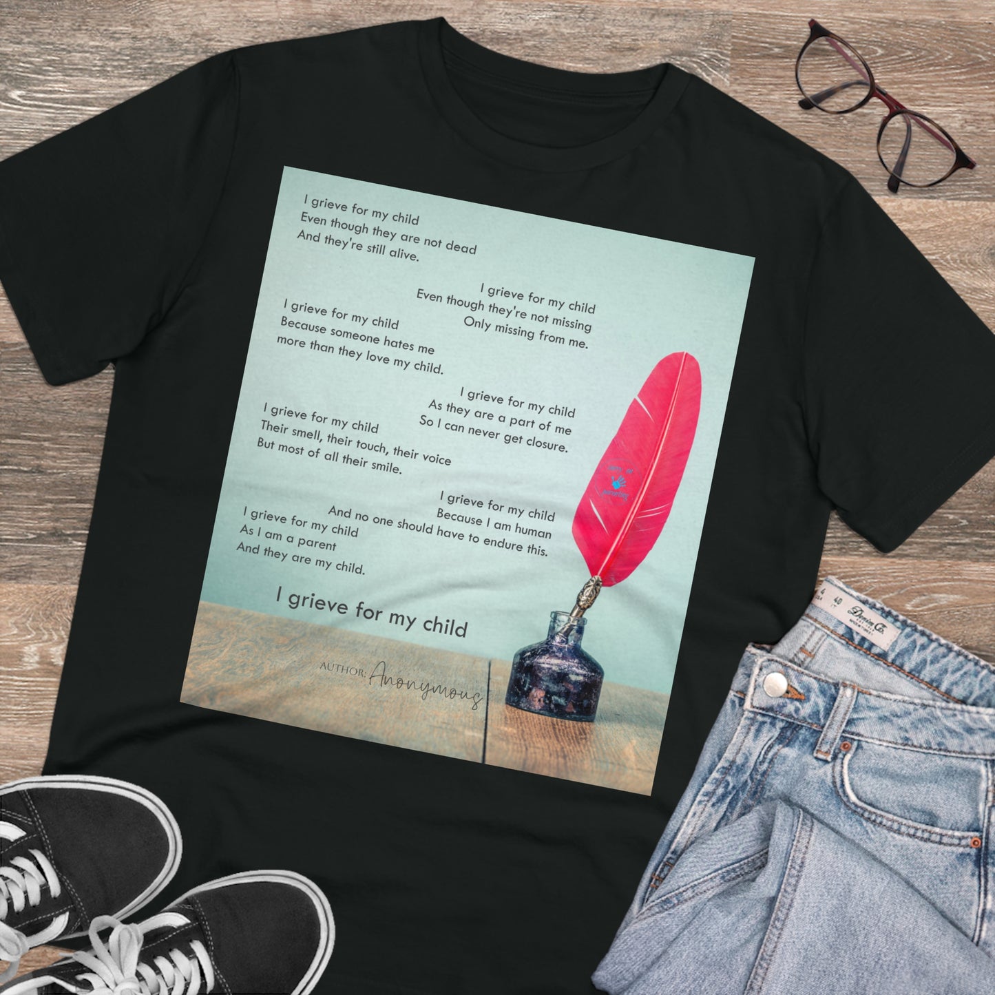 Grief Poem T-shirt - Unisex