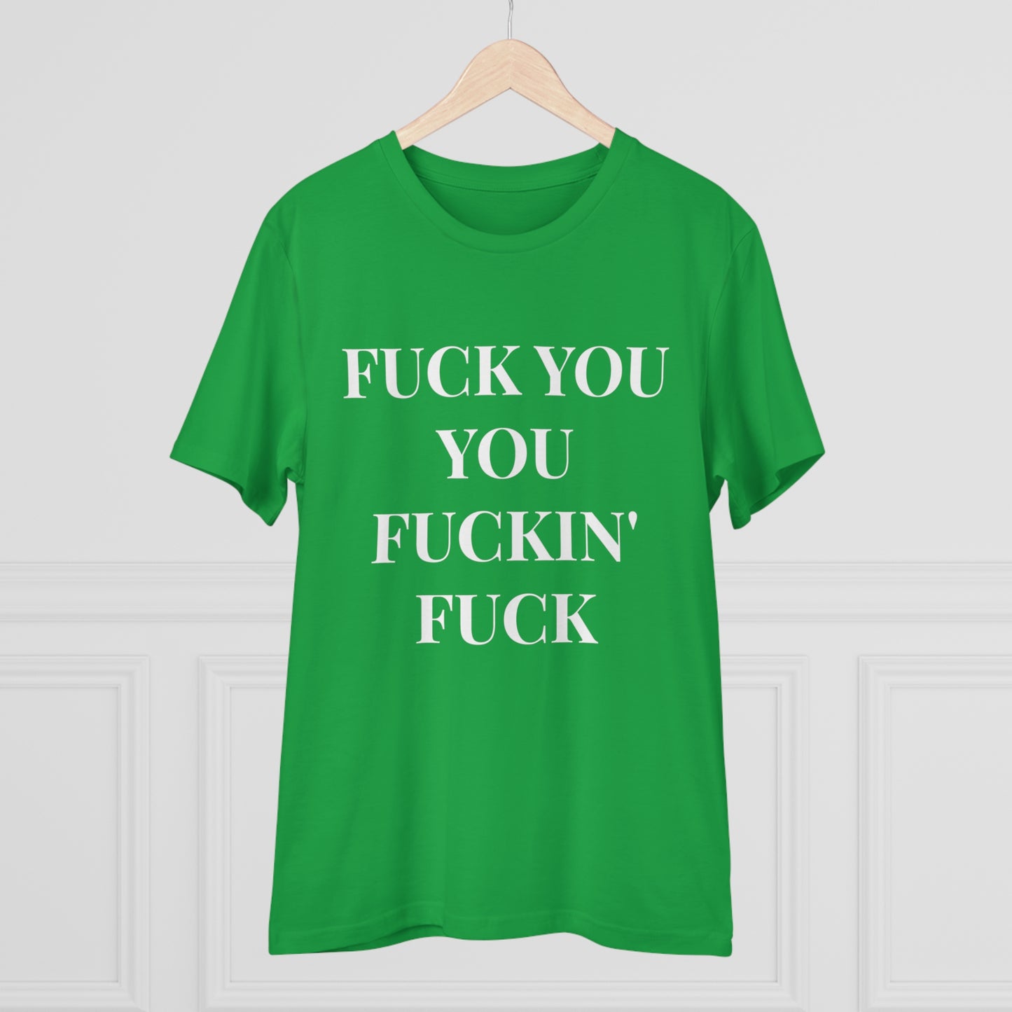 Fu*k You Black Letters T-shirt - Unisex