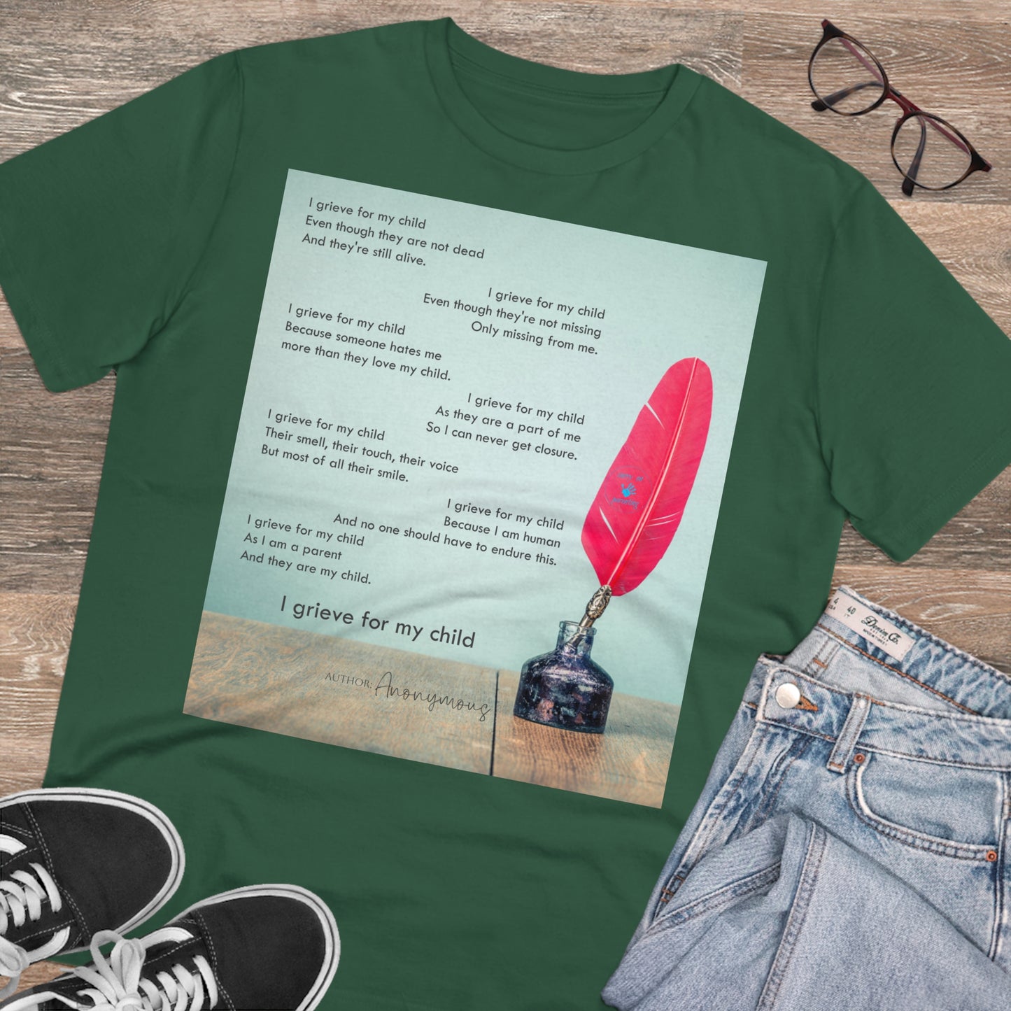 Grief Poem T-shirt - Unisex