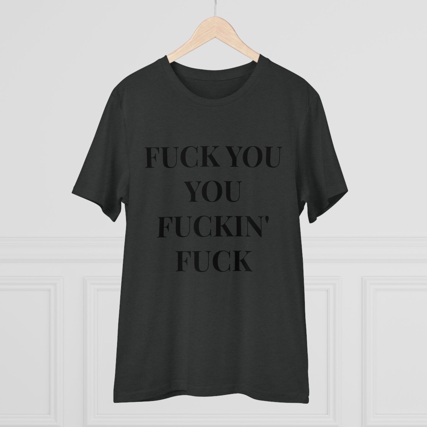 Fu*k You White Letters T-shirt - Unisex