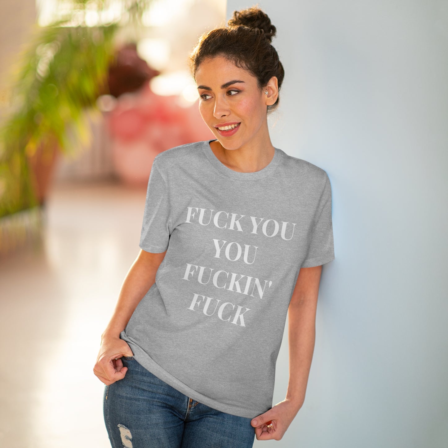 Fu*k You Black Letters T-shirt - Unisex